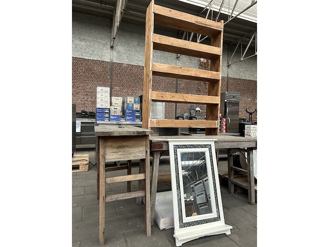 5x diverse meubels w.o. tafel, kast - afbeelding 1 van  5