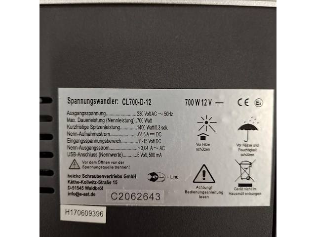 5x diverse omvormers o.a. e-ast - afbeelding 10 van  18