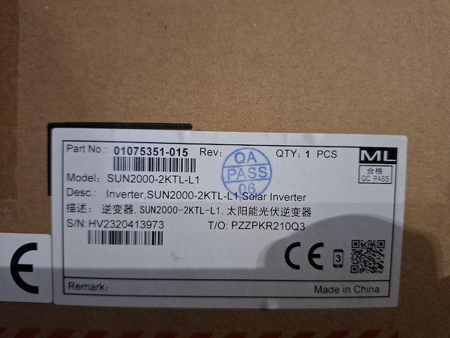 5x diverse omvormers o.a. goodwe, huawei - afbeelding 9 van  11