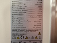 5x diverse omvormers, o.a. goodwe, sofar solar - afbeelding 7 van  10