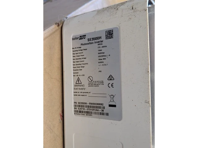 5x diverse omvormers, solaredge - afbeelding 8 van  9
