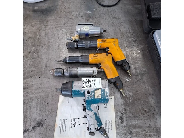 5x diverse pneumatisch gereedschap o.a. atlas copco, berner - afbeelding 1 van  18
