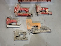 5x diverse pneumatische tacker