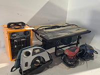 5x diversen - schuurmachines, cirkelzaag, zaagtafel, kachel - afbeelding 1 van  16