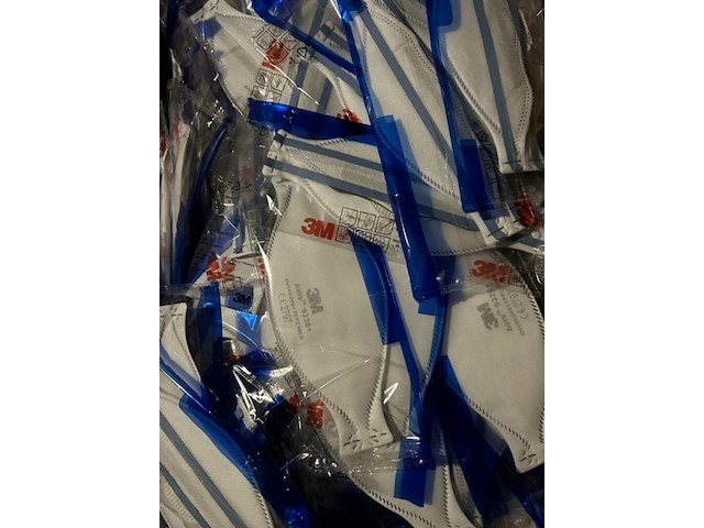 5x doos a 440st. adembescherming l stofmasker | mondmasker | mondkapje, 3m, ffp2 3m aura 9320+ - afbeelding 3 van  4