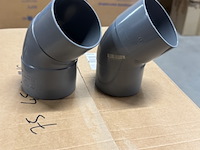 5x doos bochten, pipelife, 1196900563, 45 graden - afbeelding 1 van  4