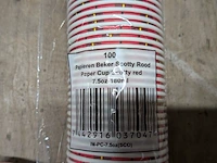 5x doos kartonnen koffiebekers, black & orange, scotty 180ml, (2500 stuks per doos) - afbeelding 4 van  4