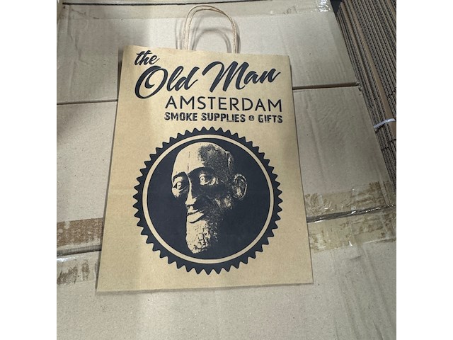 5x doos winkeltassen, met opdruk "the old man" - afbeelding 2 van  4