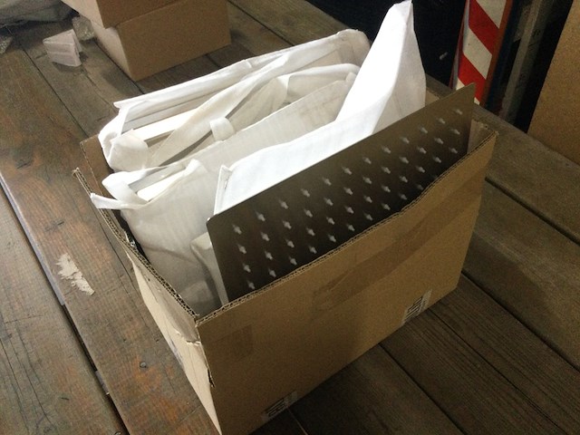 5x douchekop voor regendouche, 827497, chroom - afbeelding 1 van  4