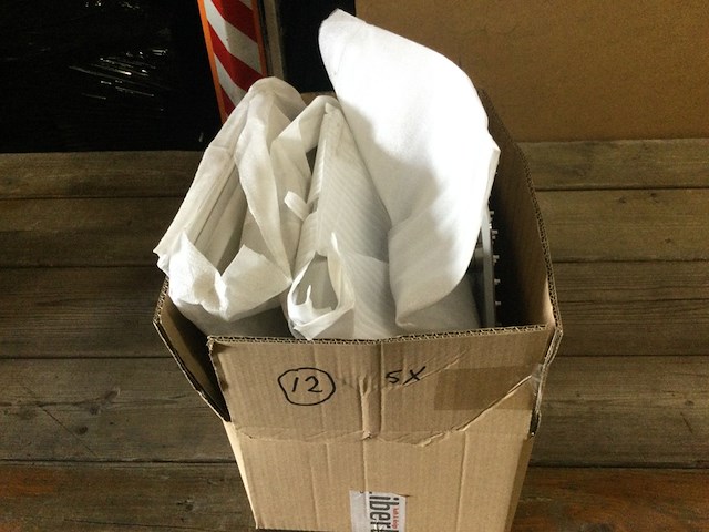 5x douchekop voor regendouche, 827497, chroom - afbeelding 4 van  4