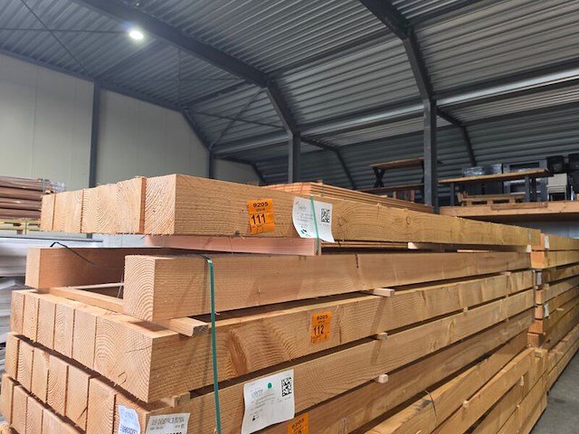 5x douglas balken fijnbezaagd, 150x150mm, lengte 400cm - afbeelding 4 van  4