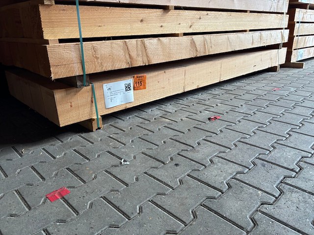 5x douglas balken fijnbezaagd, 200x200mm, lengte 300cm - afbeelding 4 van  4