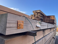 5x douglas balken fijnbezaagd, 200x200mm, lengte 400cm - afbeelding 2 van  3