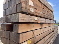 5x douglas balken fijnbezaagd, 200x200mm, lengte 400cm - afbeelding 4 van  4