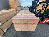 5x douglas balken fijnbezaagd, 200x200mm, lengte 400cm - afbeelding 1 van  4