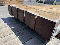 5x douglas balken fijnbezaagd, 200x200mm, lengte 400cm - afbeelding 3 van  3