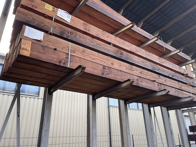 5x douglas balken fijnbezaagd, 200x200mm, lengte 500cm - afbeelding 4 van  4