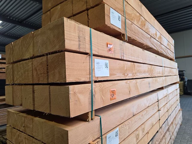 5x douglas balken fijnbezaagd, 200x200mm, lengte 500cm - afbeelding 4 van  4