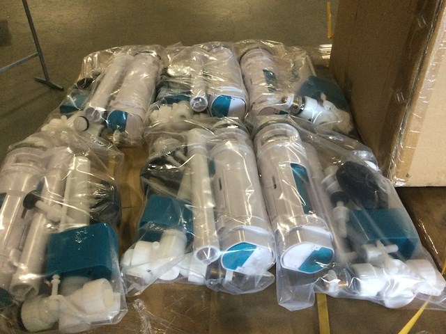 5x dozen installatie materiaal spoelbak voor toilet - afbeelding 1 van  3