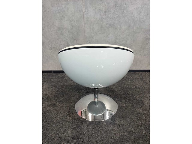 5x draaibare witte cocktail fauteuil - afbeelding 7 van  8