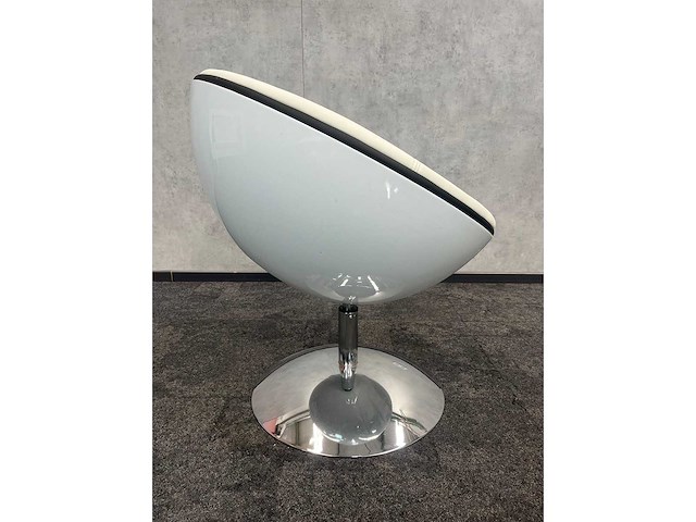 5x draaibare witte cocktail fauteuil - afbeelding 8 van  8