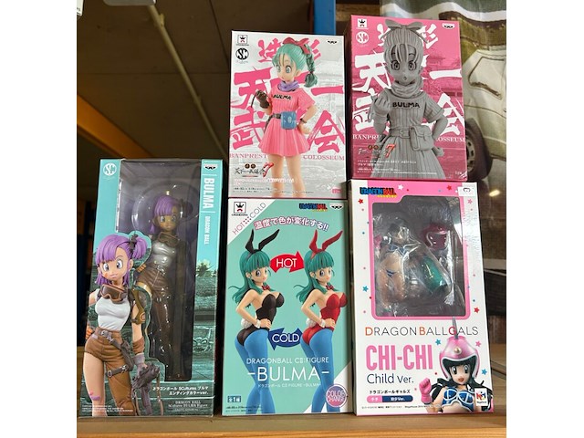 5x dragon ball z/dragon ball gals collectiefiguur - afbeelding 1 van  4