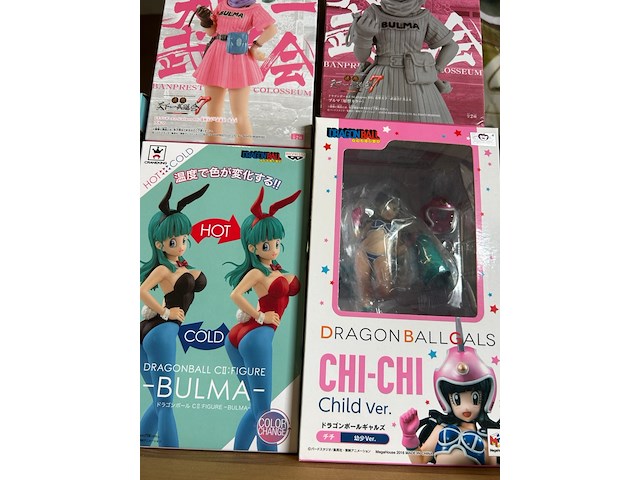5x dragon ball z/dragon ball gals collectiefiguur - afbeelding 3 van  4