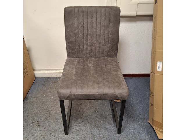 5x eetkamerstoel grijs - afbeelding 2 van  4