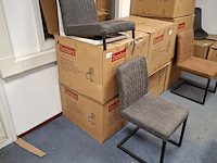 5x eetkamerstoel grijs - afbeelding 3 van  4