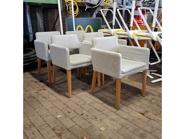 5x eetkamerstoel, sateliet - afbeelding 1 van  11