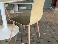 5x eettafel, 3 stoelen en stellingkast , byfonq - afbeelding 2 van  4