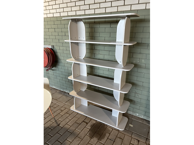 5x eettafel, 3 stoelen en stellingkast , byfonq - afbeelding 3 van  4