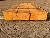 5x eiken balken fijnbezaagd, 200x200mm, lengte 270cm - afbeelding 3 van  3