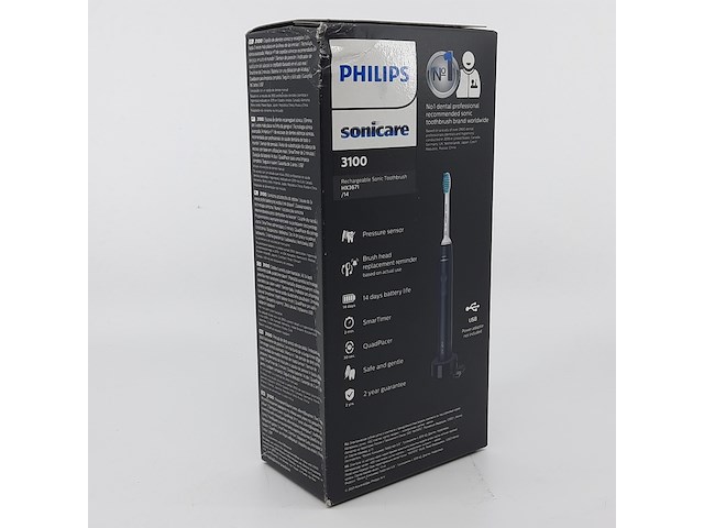 5x elektrische tandenborstel, philips, sonicare 3100 - afbeelding 4 van  4