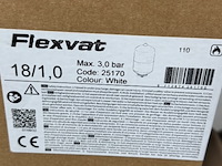 5x expansievat, 18/1,0, wit - afbeelding 3 van  3