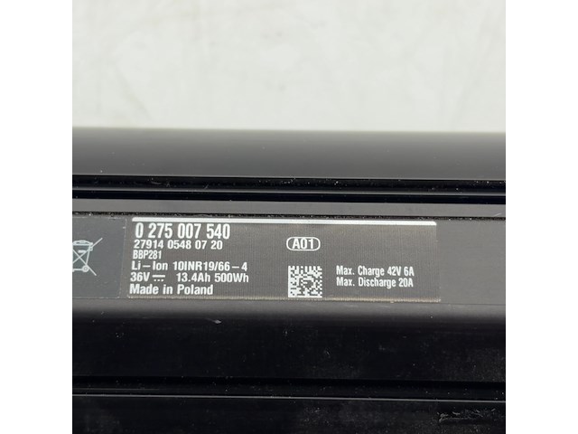 5x fiets accu, bosch, powertube 500 - afbeelding 7 van  9