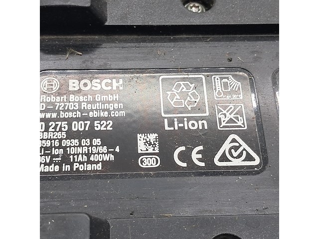 5x fietsaccu, bosch, powerpack 400 - afbeelding 6 van  15