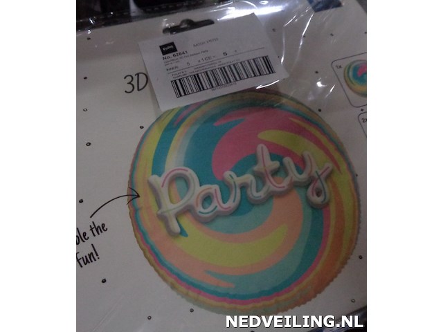 5x folieballon 56cm party - afbeelding 3 van  5