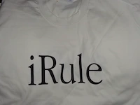 5x fruit of the loom wit t-shirt maat l i rule - afbeelding 3 van  3