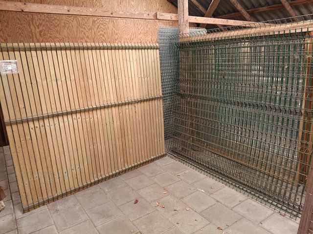 5x gaas panelen, betafence en collstrop, groen - afbeelding 1 van  5