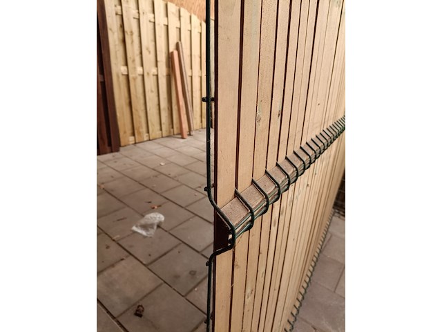 5x gaas panelen, betafence en collstrop, groen - afbeelding 4 van  5