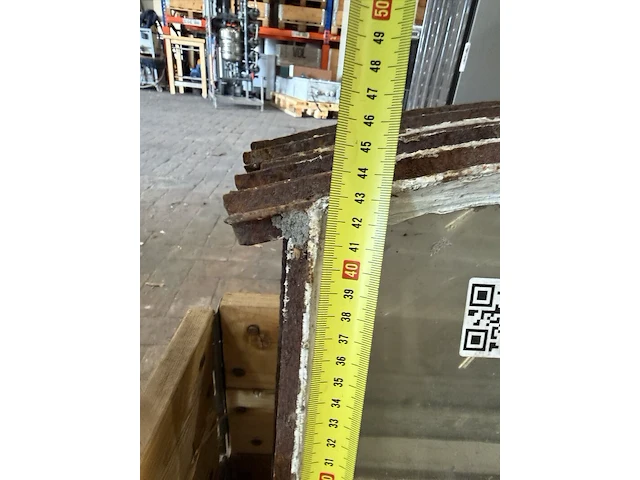 5x gebogen stalraam, zesruits boograam, wit, breedte 63 cm – hoogte 43–49 cm - afbeelding 4 van  5
