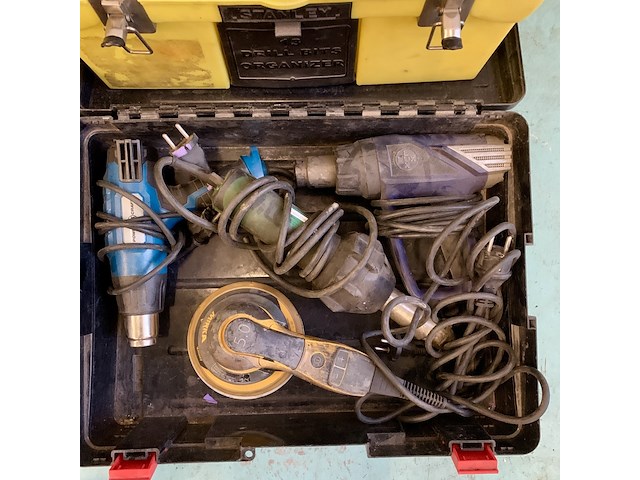 5x gereedschap in systainers multitool, schuurmachine, slijptol, verfbrander, airbrush set, makita mirka würth - afbeelding 3 van  10