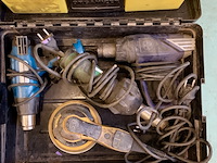 5x gereedschap in systainers multitool, schuurmachine, slijptol, verfbrander, airbrush set, makita mirka würth - afbeelding 3 van  10