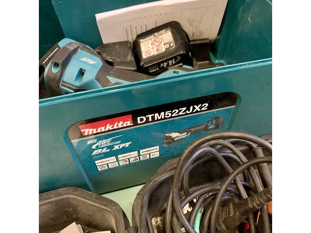 5x gereedschap in systainers multitool, schuurmachine, slijptol, verfbrander, airbrush set, makita mirka würth - afbeelding 6 van  10