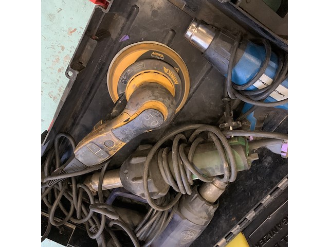 5x gereedschap in systainers multitool, schuurmachine, slijptol, verfbrander, airbrush set, makita mirka würth - afbeelding 8 van  10