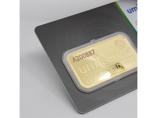 5x goudbaar, 20 gram, umicore - afbeelding 3 van  11