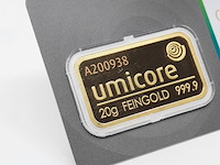 5x goudbaar, 20 gram, umicore - afbeelding 7 van  11