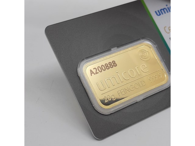 5x goudbaar, 20 gram, umicore - afbeelding 11 van  11