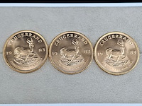 5x gouden munt, south africa, krugerrand, 1983 - afbeelding 3 van  5